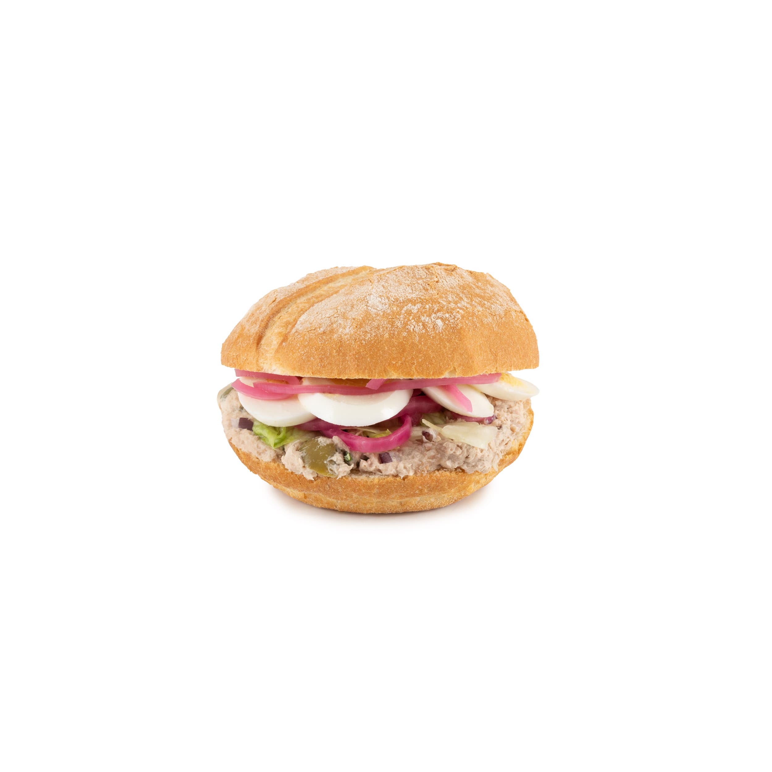 Tonijnsalade op Vloerpistolet Wit