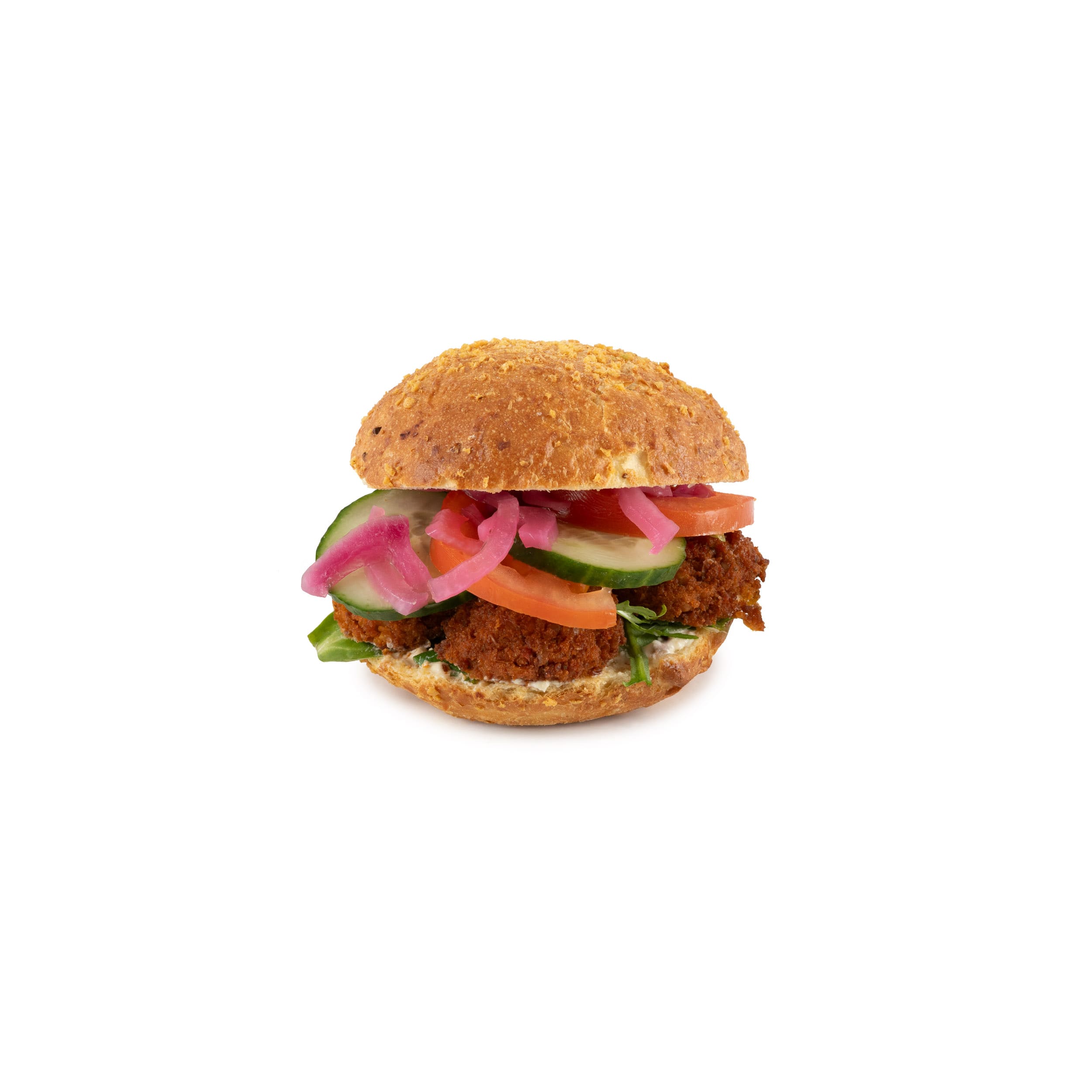 Falafel op Maisbolletje